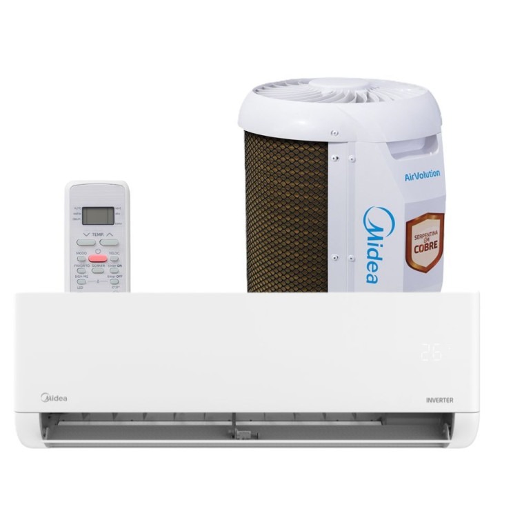 Imagem do produto Ar Condicionado Split Inverter Midea Lite 12000 BTUs Frio 220V 38TBVCA12M5 Imagem do produto Ar Condicionado Split Inverter Midea Lite 12000 BTUs Frio 220V 38TBVCA12M5
